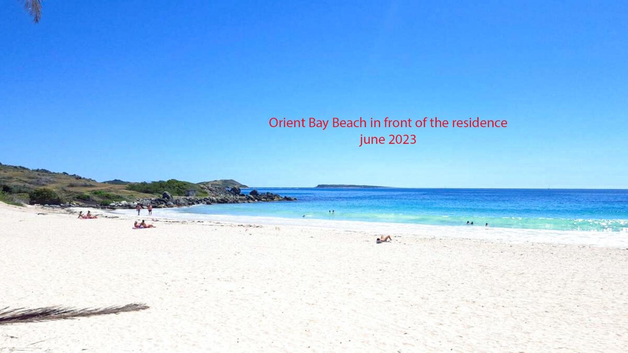 Top Floor Unit 520 Ft2 - 48 M2 With Stunning Dominant View On Ocean, St Barth, Orient Bay Lägenhet Cul de Sac Exteriör bild